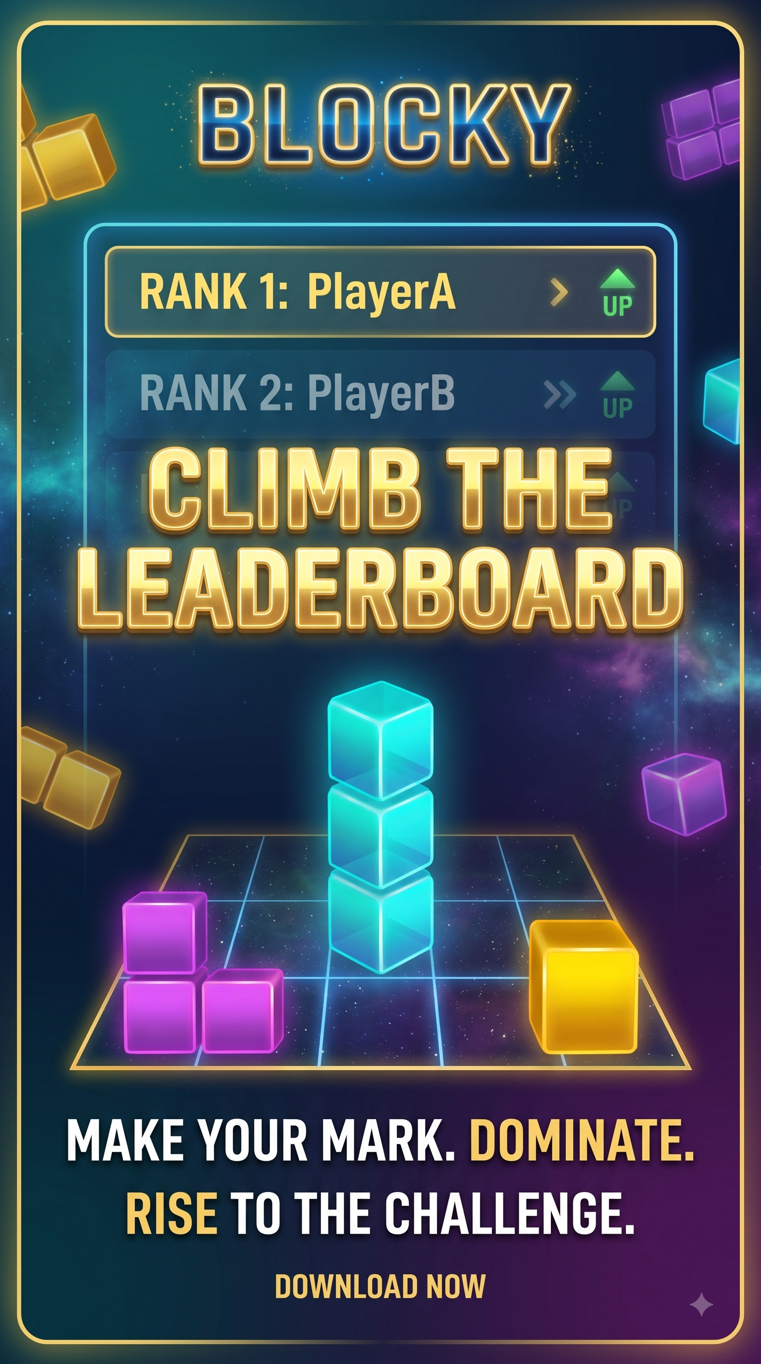 Blocky 2D Grid Game - Addictive Block Puzzle Fun